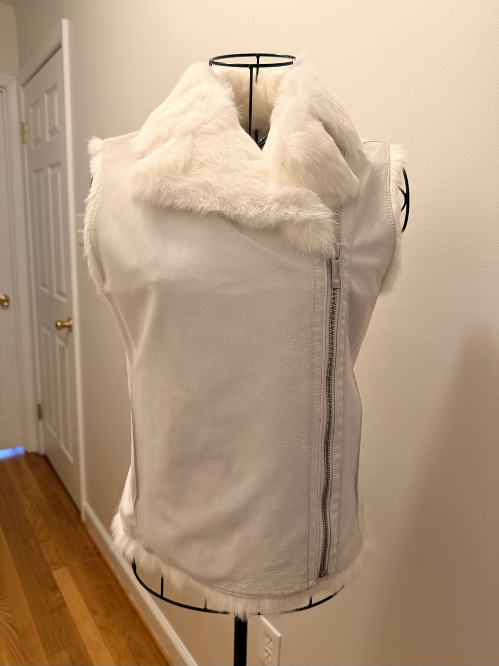 Genuine Women’s Reversible Leather Fur Vest